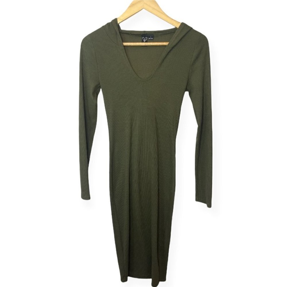 Windsor - Army Green Bodycon Midi Dress